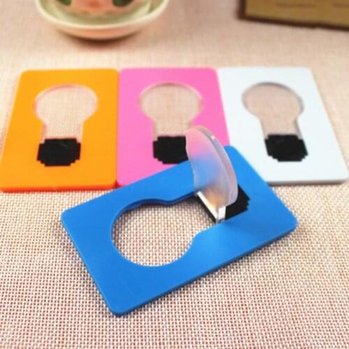 Portable creative LED card table lamp Night bedside card small table lamp that does not need to be plugged in