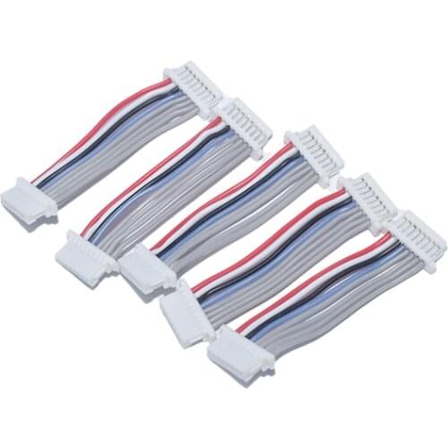 5 PCS JST-SH 1.0mm 8 Pins 8P to 8P Flight Controller ESC 30mm Connection Cable for RC Drone FPV Racing Multirotor RC Parts Accs