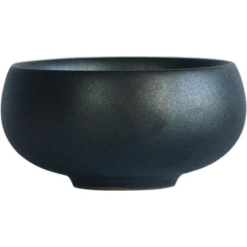 Vintage coarse pottery chawan Zen tea master cups handmade Japanese stoneware tea cup ceramics kiln variable teacup