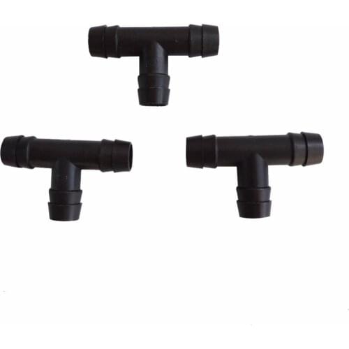 10PCS Chicken Drinking Waterer Pipe Tee Bird Rabbit Water Fitting Pipe Tee Quail Feeder Drinking Water Fittings