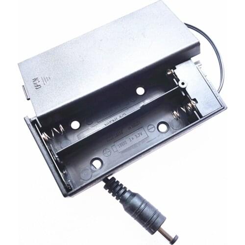 18650 Lithium Battery Box 3.7V*2 7.4V Series Charging DIY Holder Cell Box