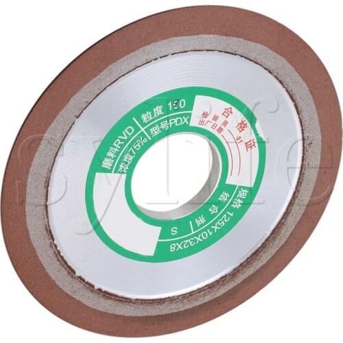 One Tapered Side Plain Resin Diamond Grinding Wheel Cutter Grinder 125mm Dia