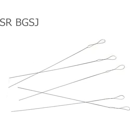 Free Shipping 5PCS 0.2mm 8cm Beading Pearls Jewelry DIY Threading Small Beads Stainless Steel Thin Soft Pin Needles