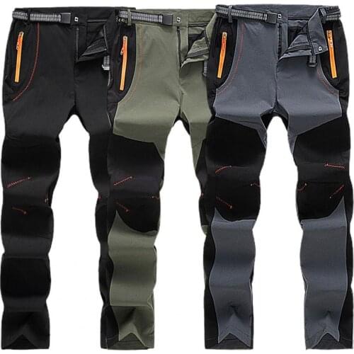 Tactical Elastic Waterproof Pants Men Cargo Quick Dry Pockets Trousers Mens Outdoor Sports Trekking Camping Fishing Pants
