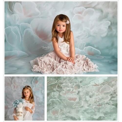 Photography Backdrop Grunge Painted Florals Newborns Baby Photo Background 1st Birthday Studio Pregnancy Maternityshoot Props