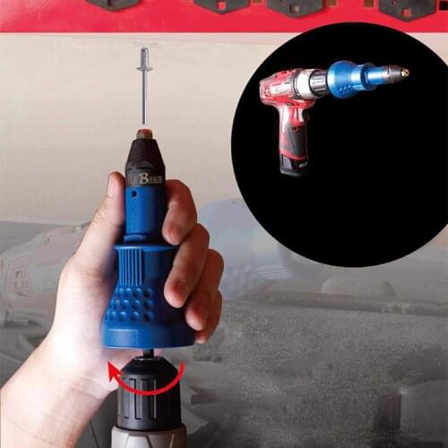 Electric Rivet Nut Gun Riveting Tool Cordless Riveting Drill Adaptor Insert nut tool Multifunction Nail Gun Auto Rivet