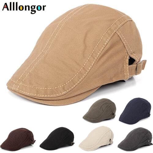 Classic 2020 Cotton Mens Gatsby Cap Newsboy Ivy Hat Vintage Gorras Casquette Hats Women Unisex Beret Cap Hat Mens Cabbie Hats