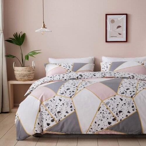 Nature Healthy Cotton Bed Linen Single Double Bedding Set Nordic Bed Cover Linens For Home Duvet Covers Pillowcase Quilt Cover