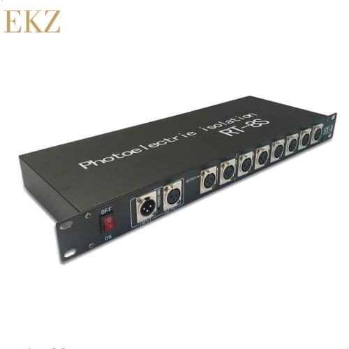 Factory Direct Sales Controller DMX512 Splitter Light Signal Amplifier Splitter 8 Way DMX Distributor for Stage Equipment