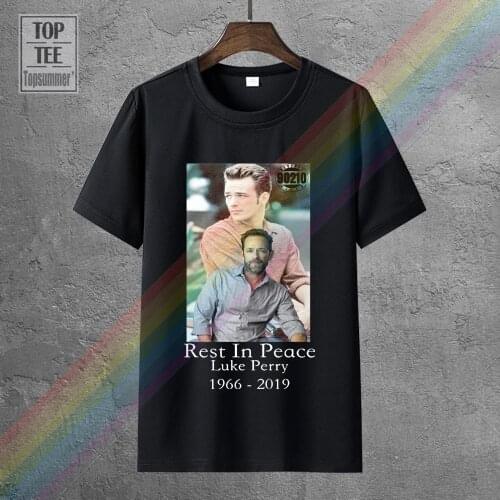 Luke Perry 1966 2019 Beverly Hills 90210 Dylan Mckay Men Black T Shirt S 6Xl