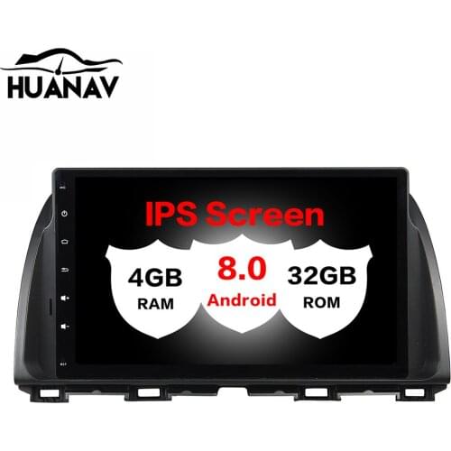 HUANVA Android 8.0 no DVD Player GPS navigation For Mazda CX-5 ATENZA multimedia player tape recorder 8-Core navi Audio maps