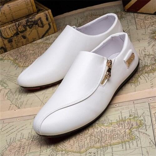 New Men Shoes Leather Genuine Loafers Men Moccasins Shoes Slip-on Soft Flats Footwear Lightweight Driving Shoes Walking Footwea