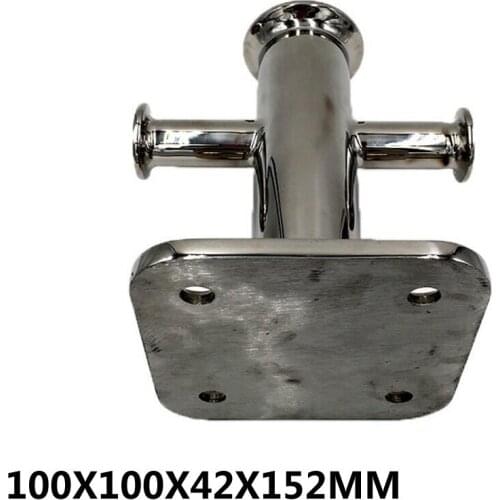 Boats Stainless steel deck cabin hardware 6-inch (152 mm) mooring splint single cross-column