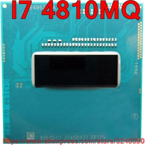 Original lntel Core I7 4810mq SR1PV CPU (6M Cache/2.8GHz-3.8GHz/Quad-Core) I7-4810mq Laptop processor free shipping