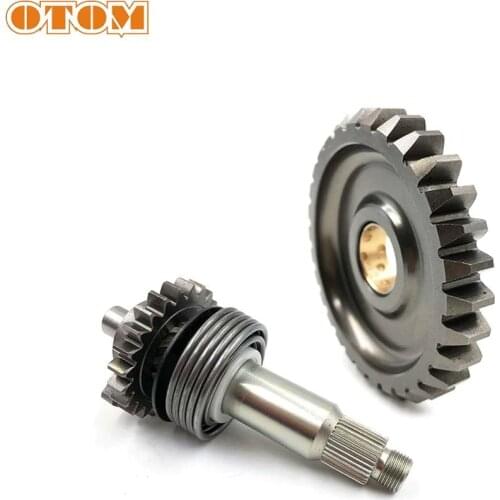 OTOM Motorcycle Start Shaft Axle Assy Start Shaft w/ Idle Gear Set For YAMAHA DT230 MT250 2 Stroke Off Road Engine Part dt 250cc