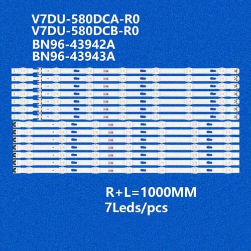 LED Backlight Strip V7DU-580DCA 580DCB-R0 LM41-00516A 00517A S_MU6100_58_FL30_R07 BN96-43942A 43943A for UN58MU6070 UE58MU6100