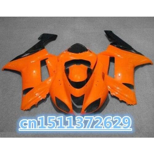 High quality fairing kit for Kawasaki 07 08 ZX6R orange black fairings bodywork parts ZX-6R 2007 2008 Ninja 636-Dor D