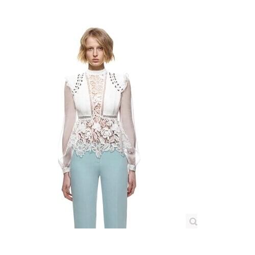 YiLin kay Black And White Blouses