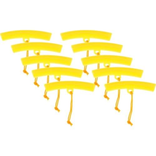 10 Pieces Car Motorcycle Saver Changing Tyre Tire Wheel Rim Edge Protector Tool 150*25*15mm Car Repair Tools Kit Yellow