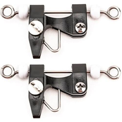 2PCS Fishing Trolling Clip Adjustable Tension Trolling Clips Release Clips Boating Fishing for Kite Outrigger Downrigger Pesca