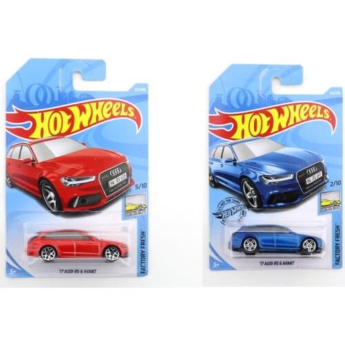 2018 Original Hot Wheels Mini Alloy Coupe 17 AUDI RS 6 AVANT 1/64 Metal Diecast Model Car Kids Toys Gift