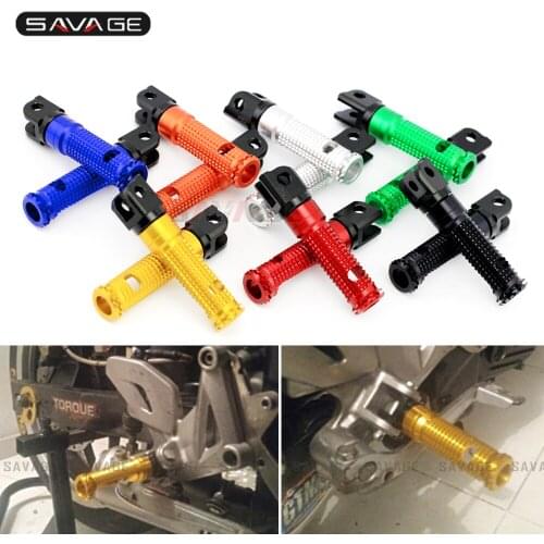 Front Foot Pegs Adapters For Bajaj Pulsar 200 NS 200 RS 200 AS 2012-2020 2017 2018 2019 Motorcycle Accessories Footrest Pedal