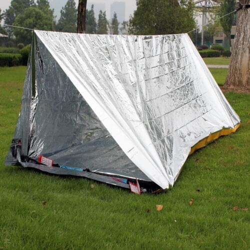 Emergency Blanket Outdoor First aid tent Earthquake Disaster relief shelter include ropes 5.5m
