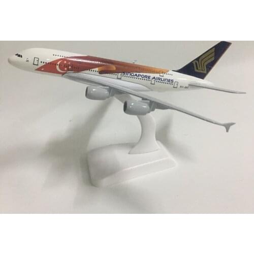 JASON TUTU 20cm SINGAPORE AIRLINES Bunting Airbus A380 Plane Model Airplane Model Aircraft Model 1:300 Diecast Metal planes toys