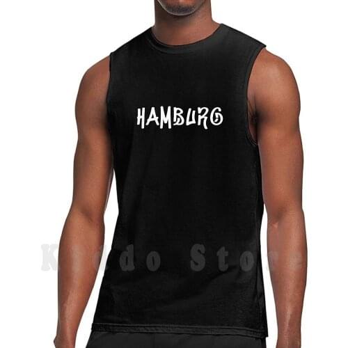 Hamburg Tank Tops Vest 100% Cotton Hamburg Deutschland Deutsch Berlin München Stadt K ? Ln Dresden Europa Land