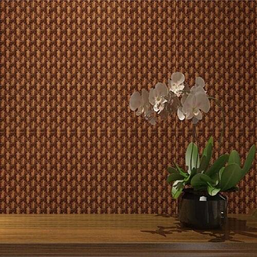 Beibehang Linen straw Luxury Classic Wall Paper Home Decor Background Floral Wallcovering 3D velvet Wallpaper for Living Room