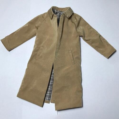 1/6 Soldier Model Clothing Classic Detective Windbreaker Agent Long Coat 12'' Action Figure Toy Clothes Accessories Fan Gift