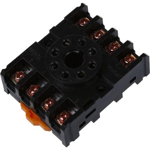 New 8 Round Pin 8-Pin PF083A Relay Base Socket
