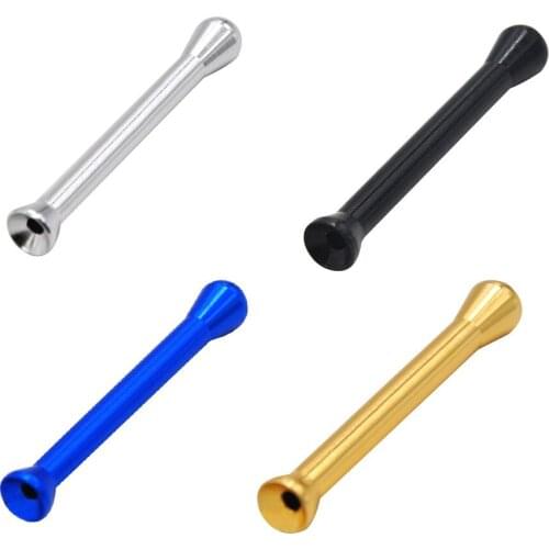 Brand New 1Pc Aluminum Alloy Snuff Straw Sniffer Snorter Nasal Smoking Pipe Snuffer Bullet Accessories