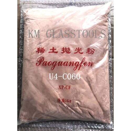 Cerium Oxide Polishing Powder U4-CO60 for high quality edge polishing on edging and beveling machines