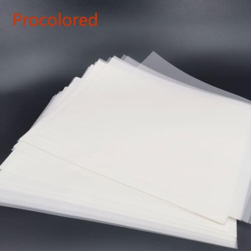 Procolored 100Pcs A3 PET Transfer Film For Direct Transfer Film Printing For DTF Ink Printing PET Film Printing And Transfer