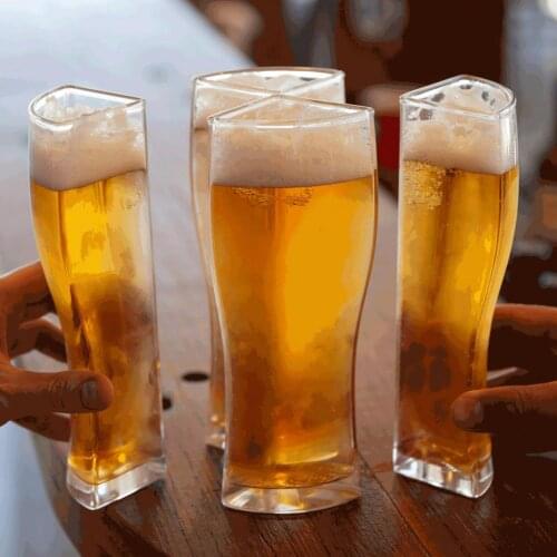 Super Schooner Beer Glasses Mug Cup Separable 4 part Large Capacity Thick Beer Mug Glass Cup Transparent for Club Bar Party Home