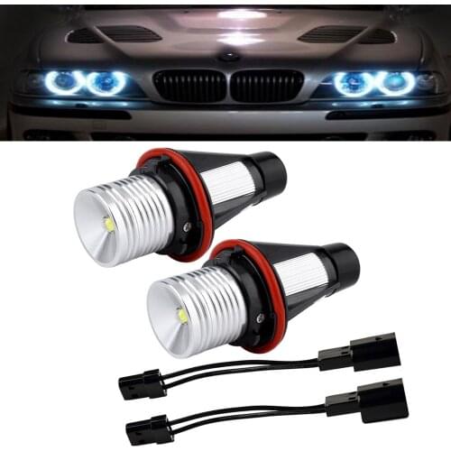 2pcs E39 5W LED Angel eyes For BMW E39 E53 E60 E61 E63 E64 E65 E66 E87 525i 530i LED Marker Lights Bulbs