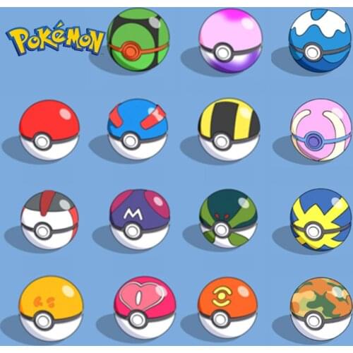 Takara Tomy Pokemon Pet Elf Ball Pikachu Pokeball 7cm Pop-up Poke Balls Kids Figures Toy Hot kid toy birthday Gift