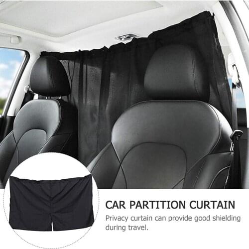 Universal Car Front and Rear Partition Curtain Surround Protective Cover Removable Divider Sun Shade 34.58X23.58 Inch