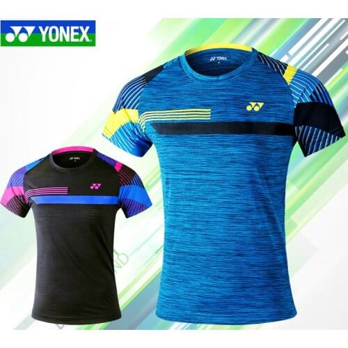 Yonex Summer Badminton Jersey Womens Jersey T-shirt Quick-drying Slim Competition Uniform 215359