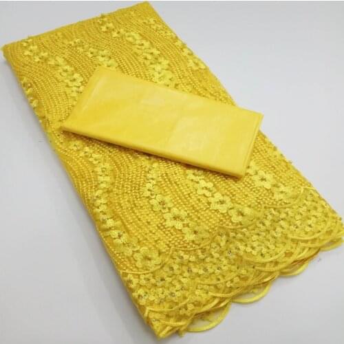 2.5 Y lace Embroidery + 2.5 Y Perfume Bazin Brode riche High Quality African Fabrics Tulle Cord Lace Popular Dubai Style