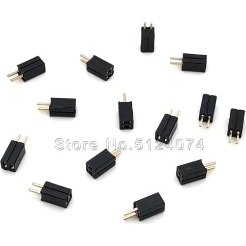 20pcs/lot Single row 2pin female pin spacing 1.27mm row pin socket female seat 1*2P straight needle Female Header connector