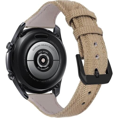 22mm Quick Release Canvas Straps For GT2 GT2 For Samsung Galaxy Wacth 46mm Watchband High Quality