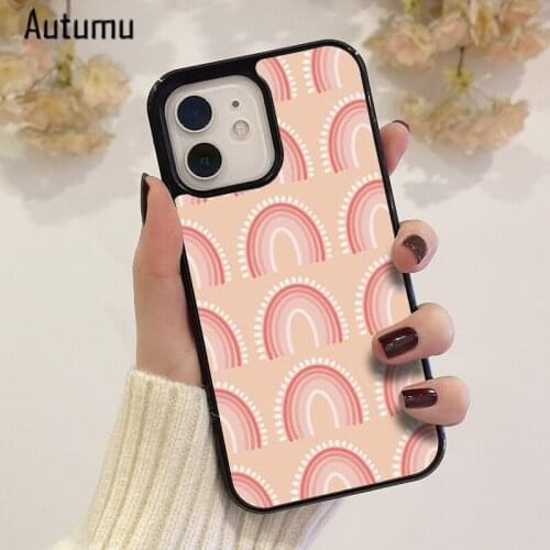 Phone Case for iPhone 12 mini X XS XR 11 Pro Max SE 2020 5 6S 7 8 Plus Samsung Galaxy S8 S9 S10 S20 S21 Rainbow collection Cover