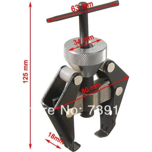 Car Battery Terminal Bearing Removal Puller Tool Auto Wiper Arm Bearing Remover Repair Garage Tools 6-28mm Two Leg Puller ST0002