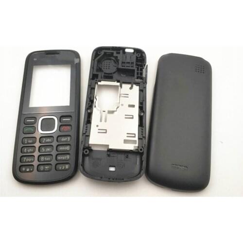 Housing Case For Nokia C1-02 C102 Full Complete Mobile Phone Housing Battery Cover Door Frame With English Keyboard