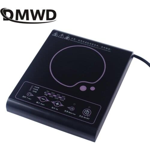DMWD multifunction mini cooktop Electric induction cooker kitchenware for hot pot soup boil stir-fry stove multicooker 4 gears