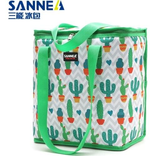 New Portable Thermal Insulated Lunch Bag Cooler Handbag 22L Picnic Bento Food Storage Bags camping Food Shoulder Lunch Box Tote