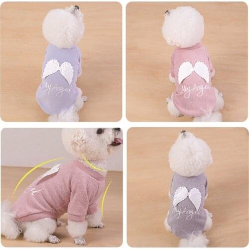 Pet Dog Clothes for Dog Clothing Angel Wing Warm Clothes for Dogs Thicken Pet Product Dogs Coat Jacket Puppy Chihuahua Teddy
