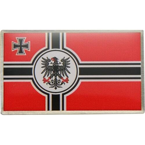 WWI WW1 GERMAN SECOND EMPIRE PRUSSIA FLAG PRUSSIAN EAGLE CROSS METAL BADGE PIN BROOCH